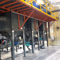 Lithium battery recycling powder collection