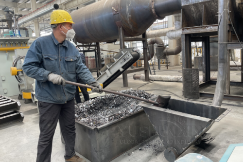 What is the role of pyrolysis furnaces in lithium battery recycling