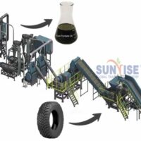 Automatic tire recycling production line - Henan SUNRISE